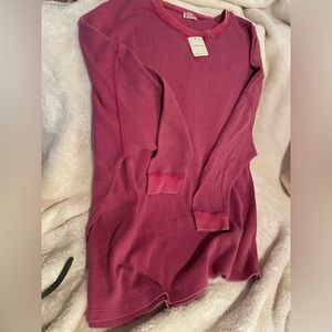 Free People Intimately sleep shirt Medium in Lipstick